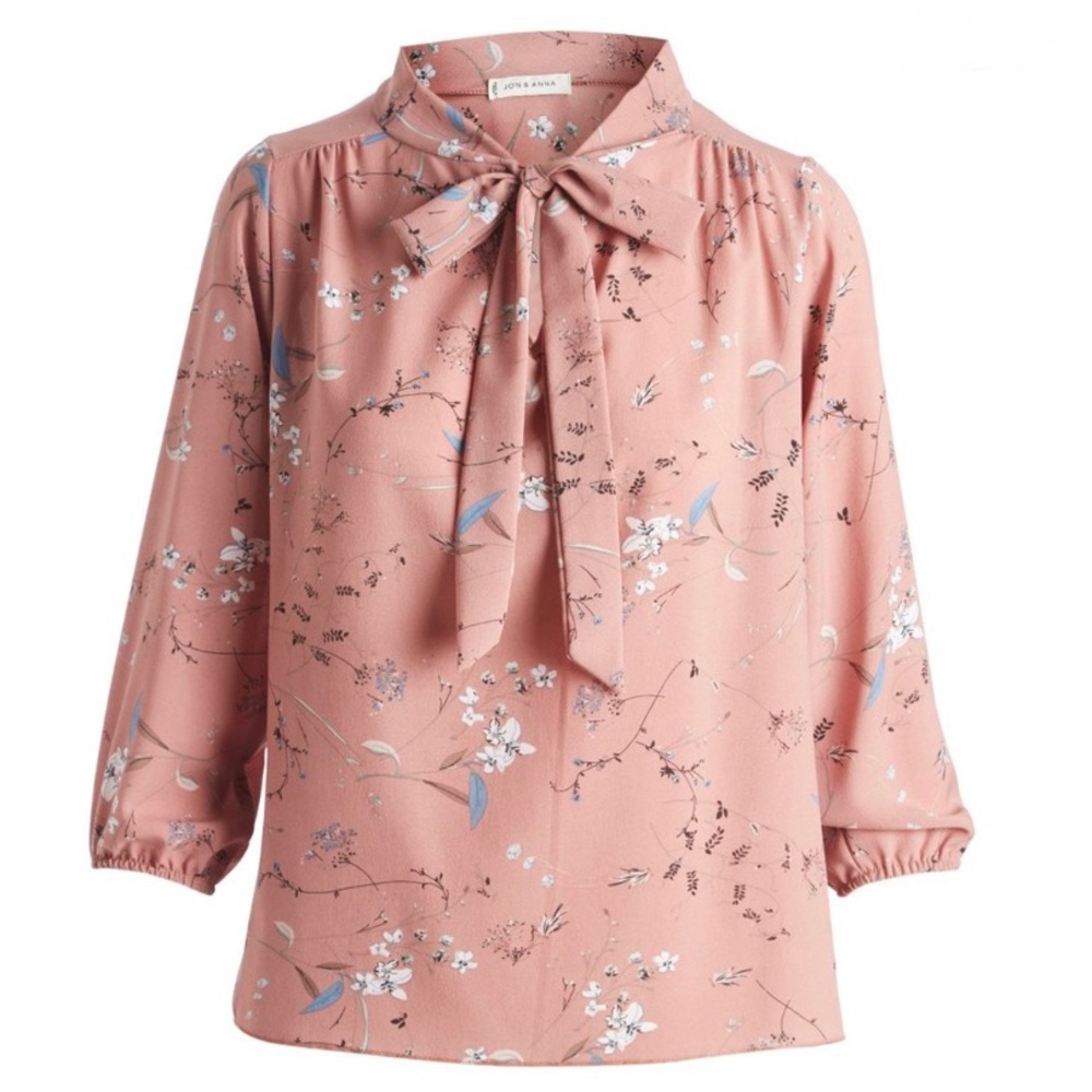 💖NEW💖 Jon & Anna plus size neck tie blouse